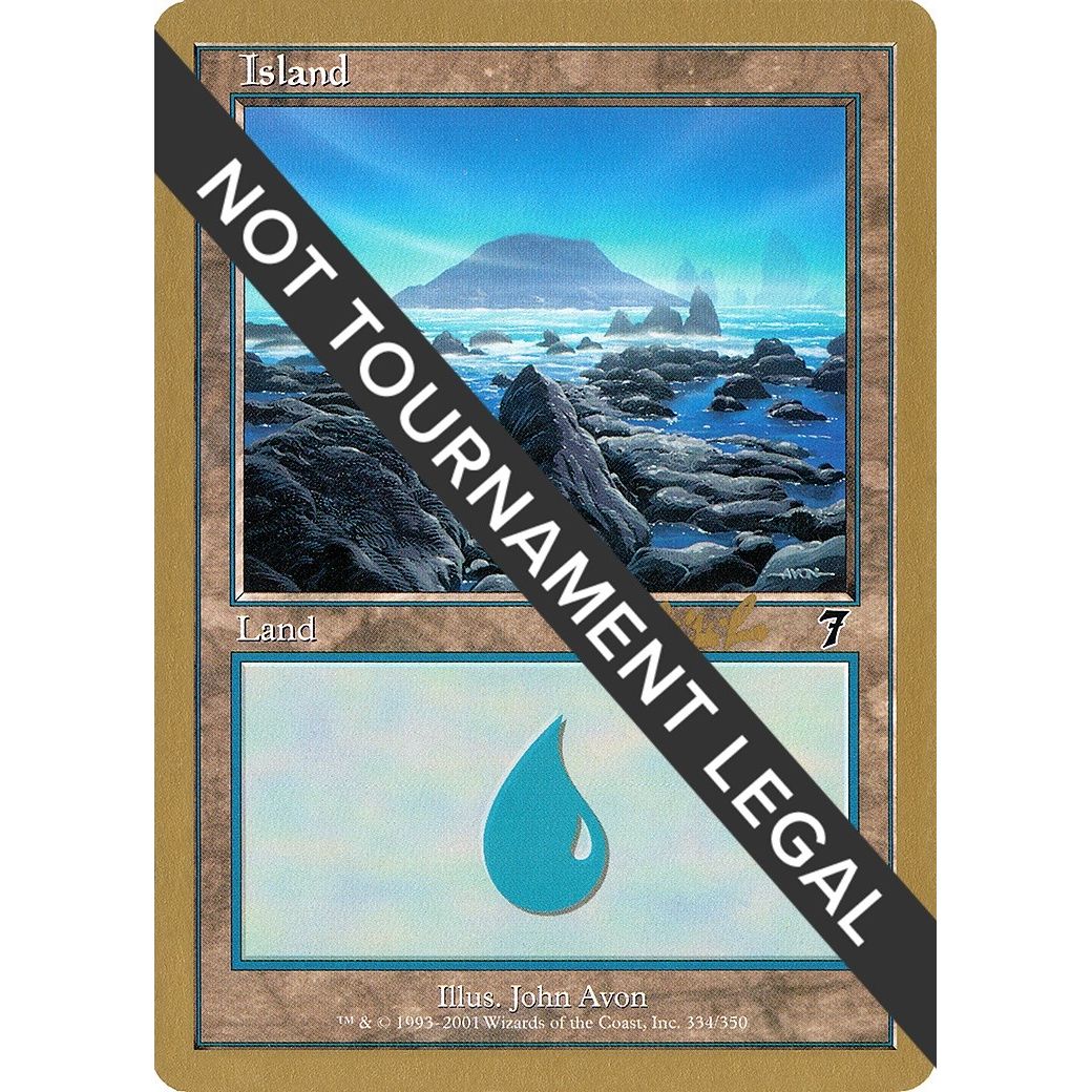 Image for Island (334) - 2002 Carlos Romao (7ED) (WCD) - Magic: The Gathering