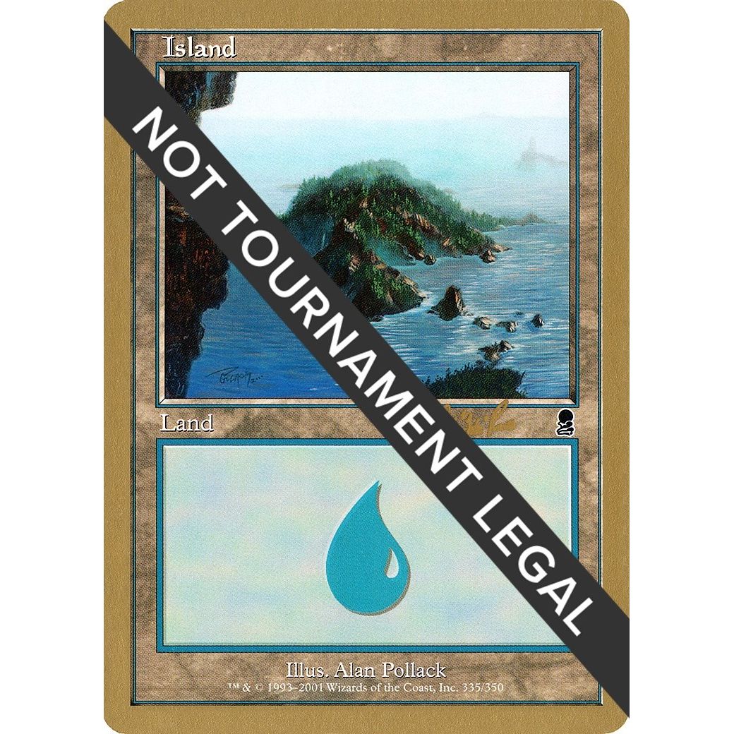 Image for Island (335) - 2002 Carlos Romao (ODY) (WCD) - Magic: The Gathering