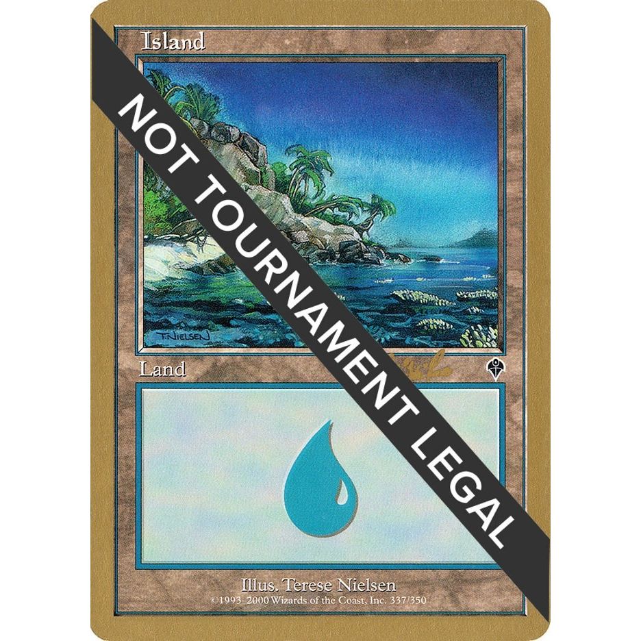 Image for Island (337) - 2002 Carlos Romao (INV) (WCD) - Magic: The Gathering
