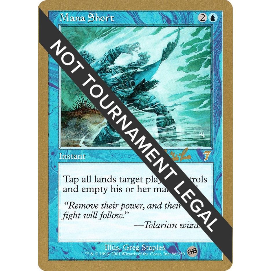 Image for Mana Short - 2002 Carlos Romao (7ED) (SB) (WCD) - Magic: The Gathering