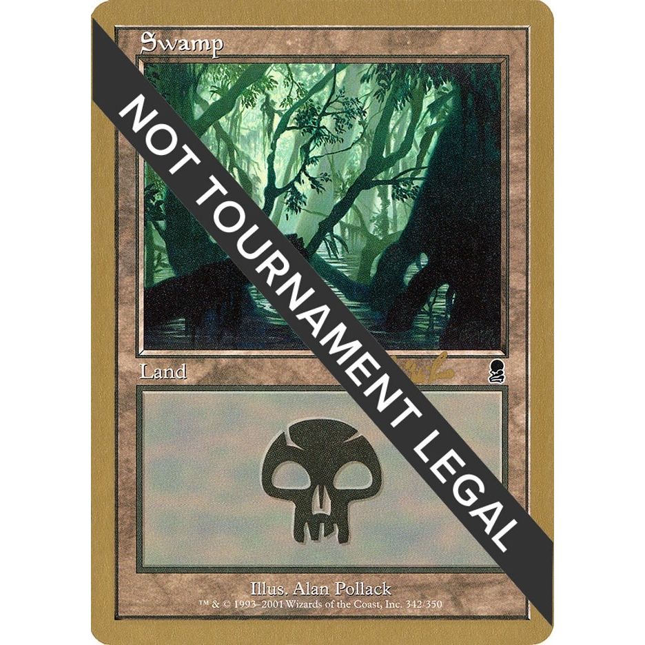 Image for Swamp (342) - 2002 Carlos Romao (ODY) (WCD) - Magic: The Gathering