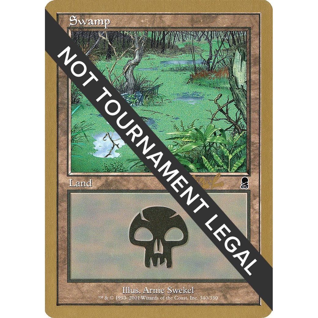 Image for Swamp (340) - 2002 Carlos Romao (ODY) (WCD) - Magic: The Gathering
