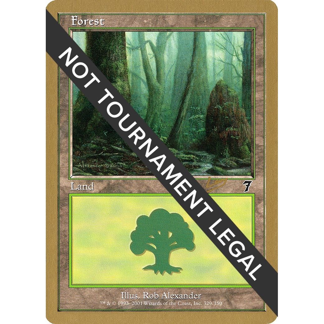Image for Forest (329) - 2002 Raphael Levy (7ED) (WCD) - Magic: The Gathering