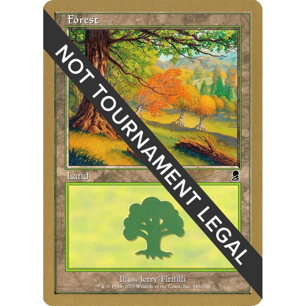 Image for Forest (349) - 2002 Raphael Levy (ODY) (WCD) - Magic: The Gathering