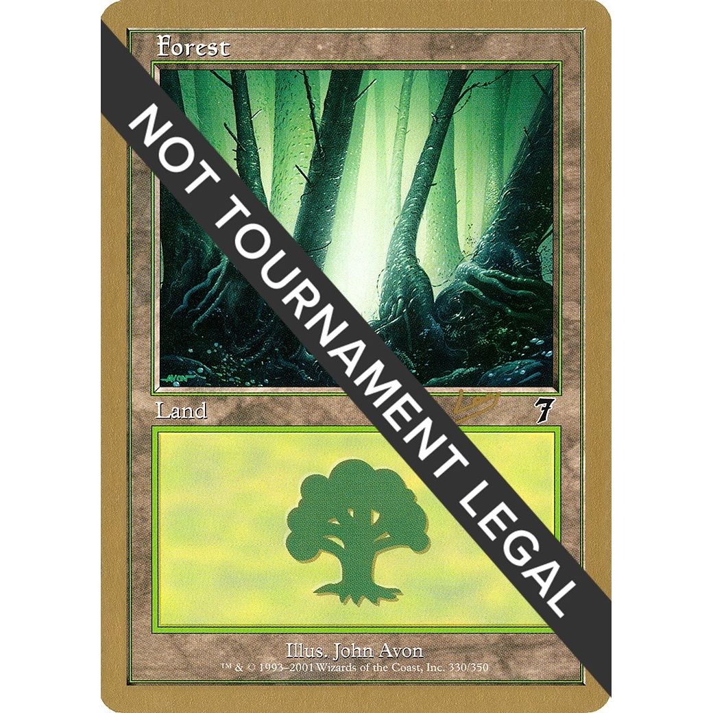 Image for Forest (330) - 2002 Raphael Levy (7ED) (WCD) - Magic: The Gathering