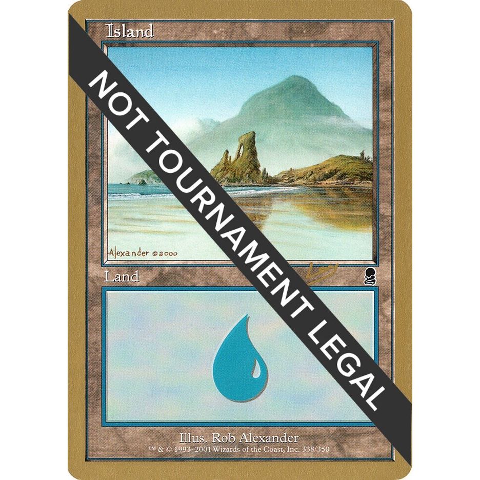 Image for Island (338) - 2002 Raphael Levy (ODY) (WCD) - Magic: The Gathering