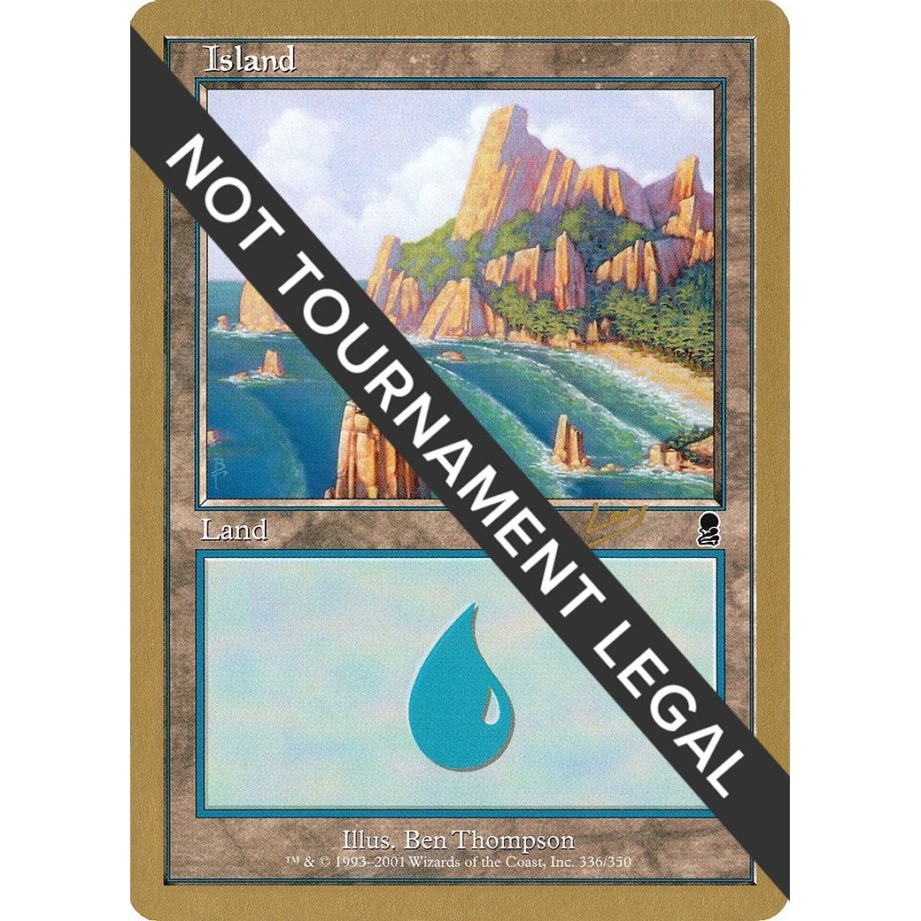 Image for Island (336) - 2002 Raphael Levy (ODY) (WCD) - Magic: The Gathering