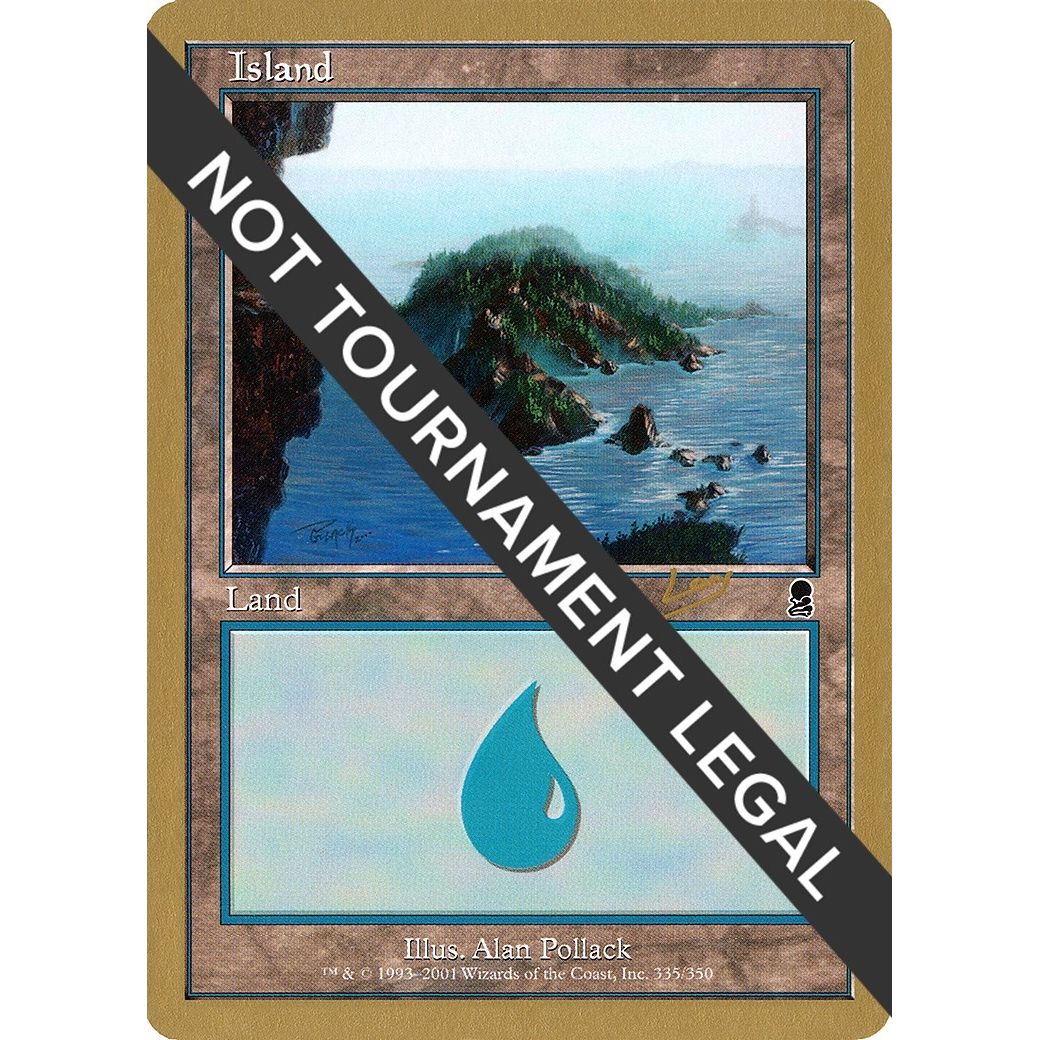 Image for Island (335) - 2002 Raphael Levy (ODY) (WCD) - Magic: The Gathering