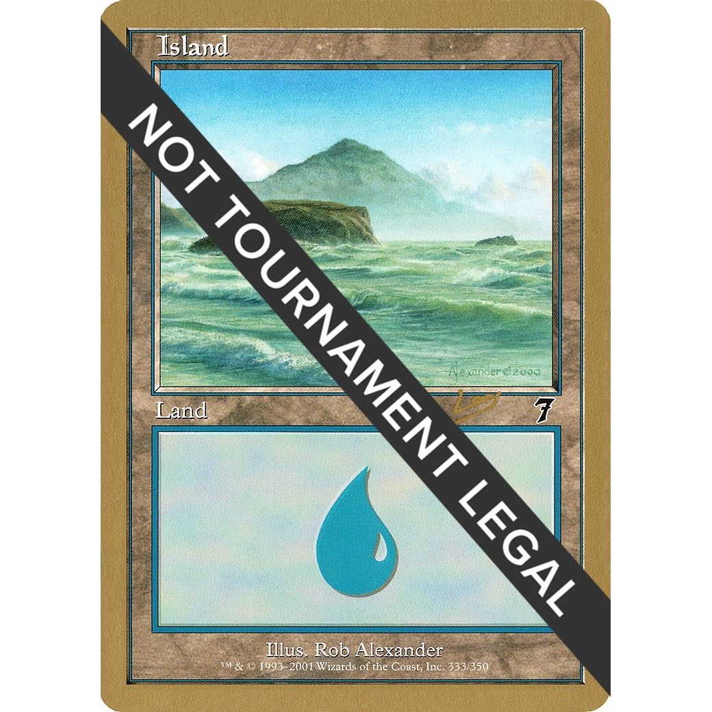 Image for Island (333) - 2002 Raphael Levy (7ED) (WCD) - Magic: The Gathering