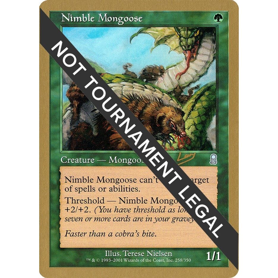 Image for Nimble Mongoose - 2002 Raphael Levy (ODY) (WCD) - Magic: The Gathering