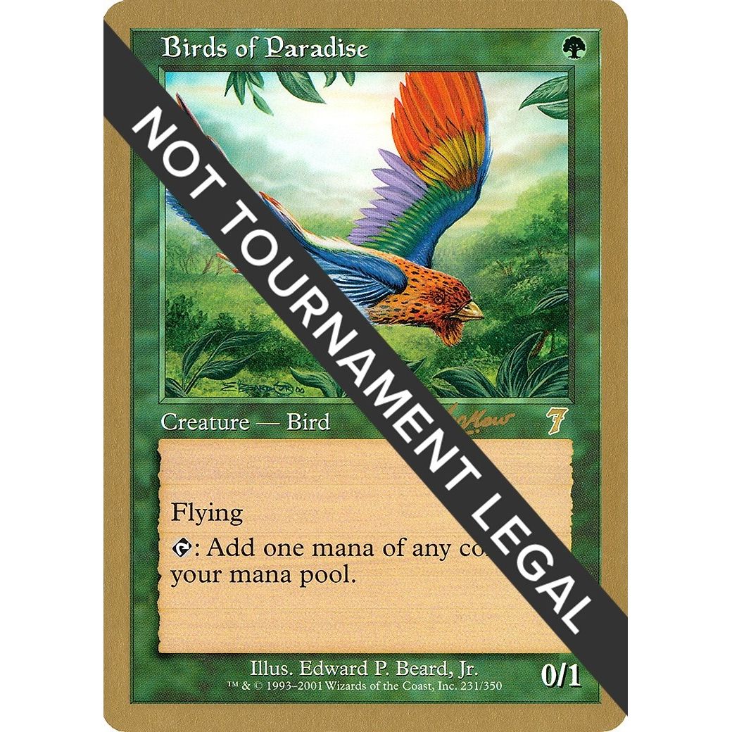 Image for Birds of Paradise - 2002 Sim Han How (7ED) (WCD) - Magic: The Gathering