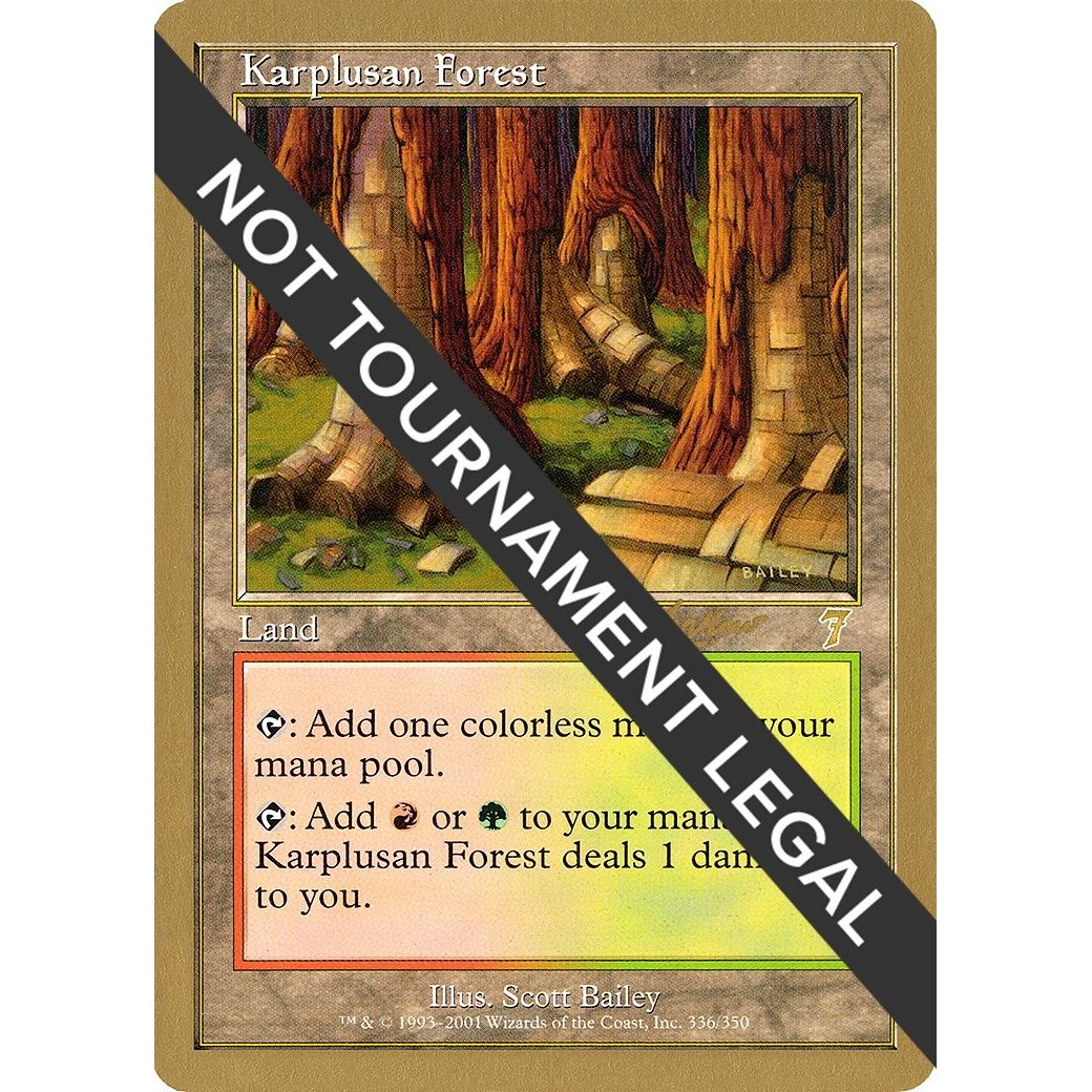 Image for Karplusan Forest - 2002 Sim Han How (7ED) (WCD) - Magic: The Gathering