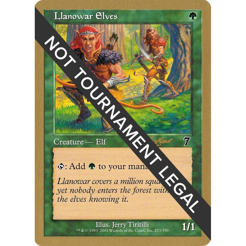 Image for Llanowar Elves - 2002 Sim Han How (7ED) (WCD) - Magic: The Gathering