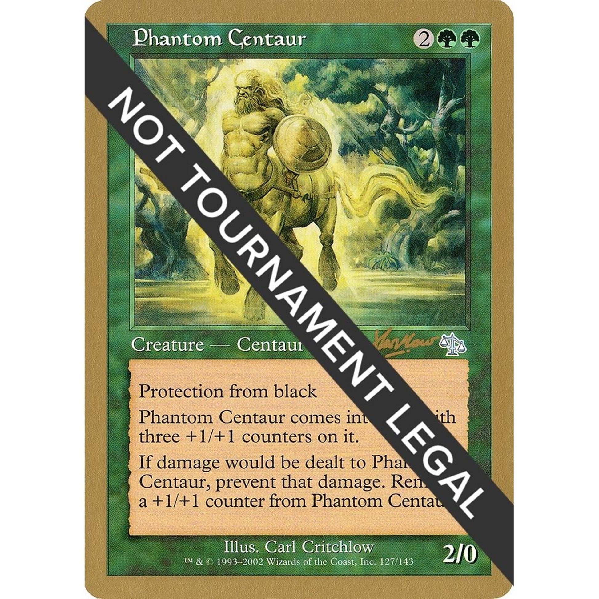Image for Phantom Centaur - 2002 Sim Han How (JUD) (WCD) - Magic: The Gathering