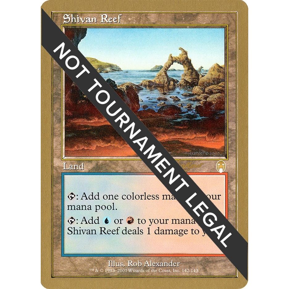 Image for Shivan Reef - 2002 Sim Han How (APC) (WCD) - Magic: The Gathering