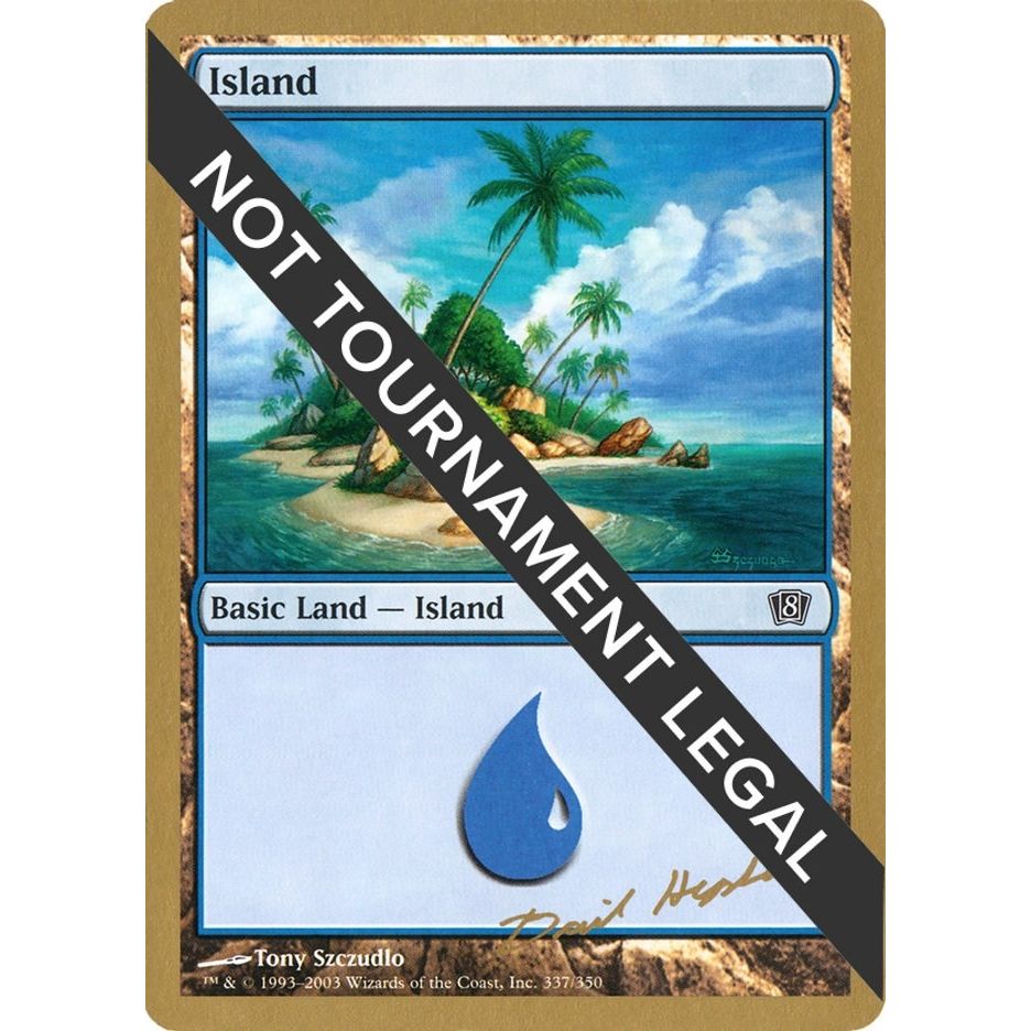 Image for Island (337) - 2003 Daniel Zink (8ED) (WCD) - Magic: The Gathering