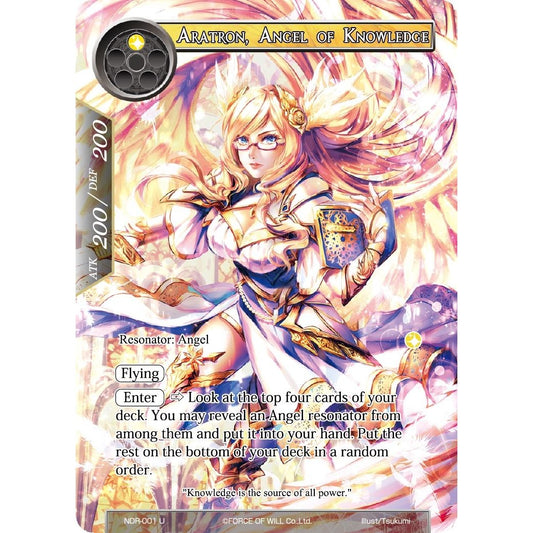 Image for Aratron, Angel of Knowledge (Full Art) (NDR-001) (NDR) - Force of Will