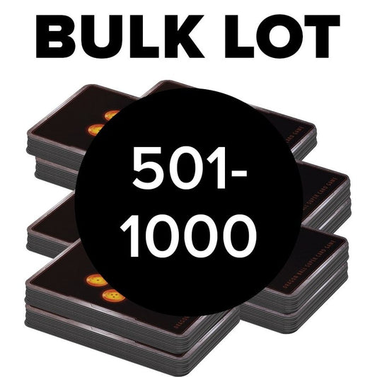 Image for 501 - 1000 Dragon Ball Super CCG Bulk Card Lot - Bulk Lots