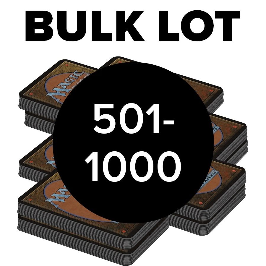 Image for 501 - 1000 Magic: The Gathering Bulk Card Lot - Bulk Lots
