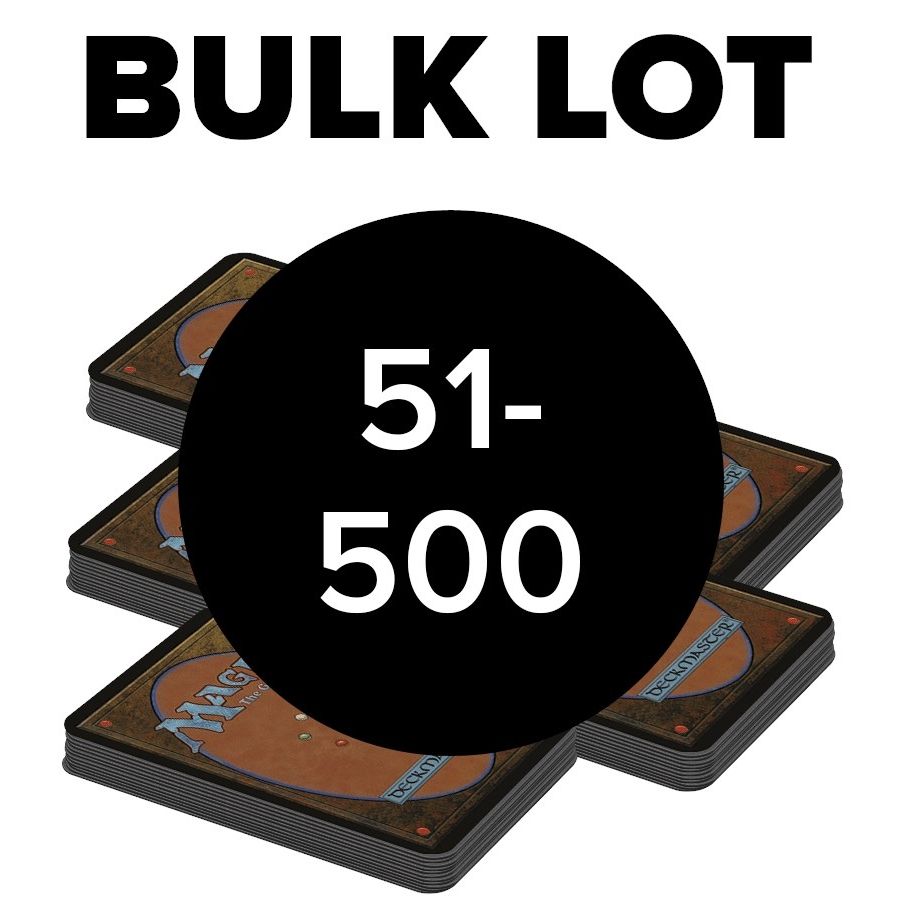 Image for 51 - 500 Magic: The Gathering Bulk Card Lot - Bulk Lots