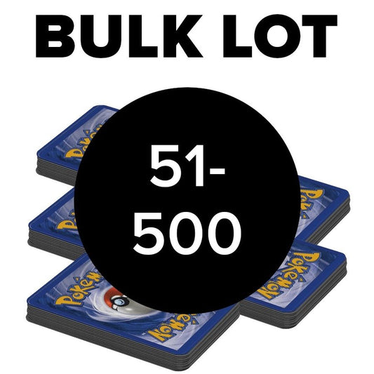 Image for 51 - 500 Pokemon Bulk Card Lot - Bulk Lots