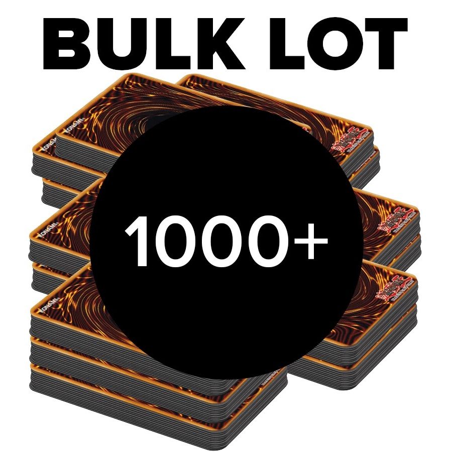 Image for Over 1000 YuGiOh Bulk Card Lot - Bulk Lots