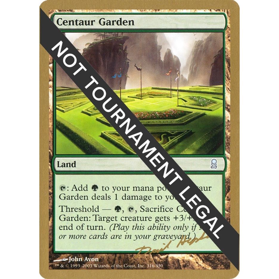 Image for Centaur Garden - 2003 Dave Humpherys (ODY) (WCD) - Magic: The Gathering