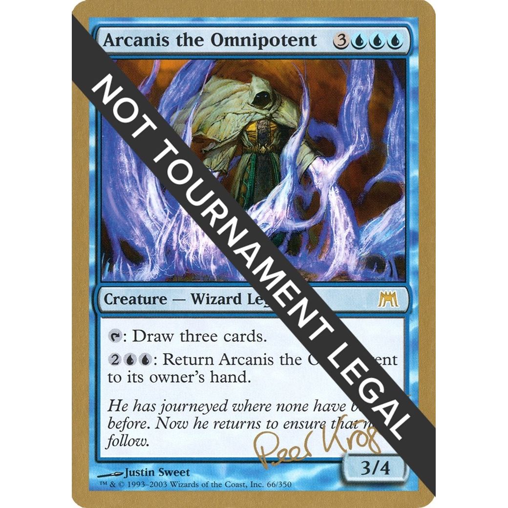 Image for Arcanis the Omnipotent - 2003 Peer Kroger (ONS) (WCD) - Magic: The Gathering