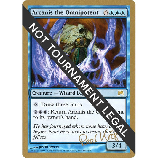 Image for Arcanis the Omnipotent - 2003 Peer Kroger (ONS) (WCD) - Magic: The Gathering