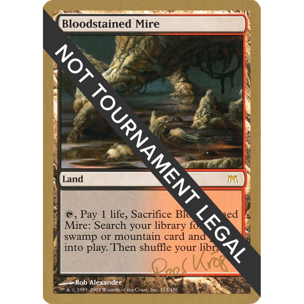 Image for Bloodstained Mire - 2003 Peer Kroger (ONS) (WCD) - Magic: The Gathering
