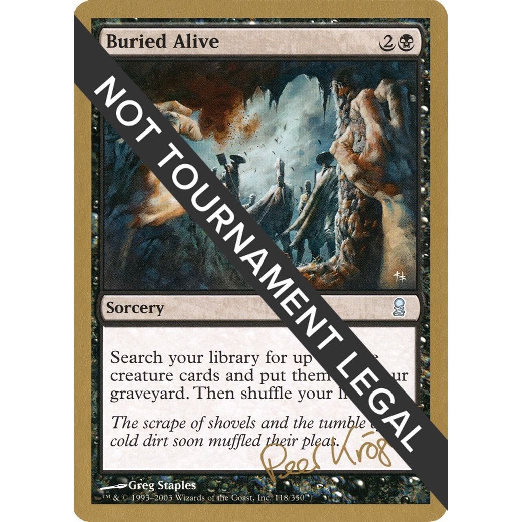 Image for Buried Alive - 2003 Peer Kroger (ODY) (WCD) - Magic: The Gathering