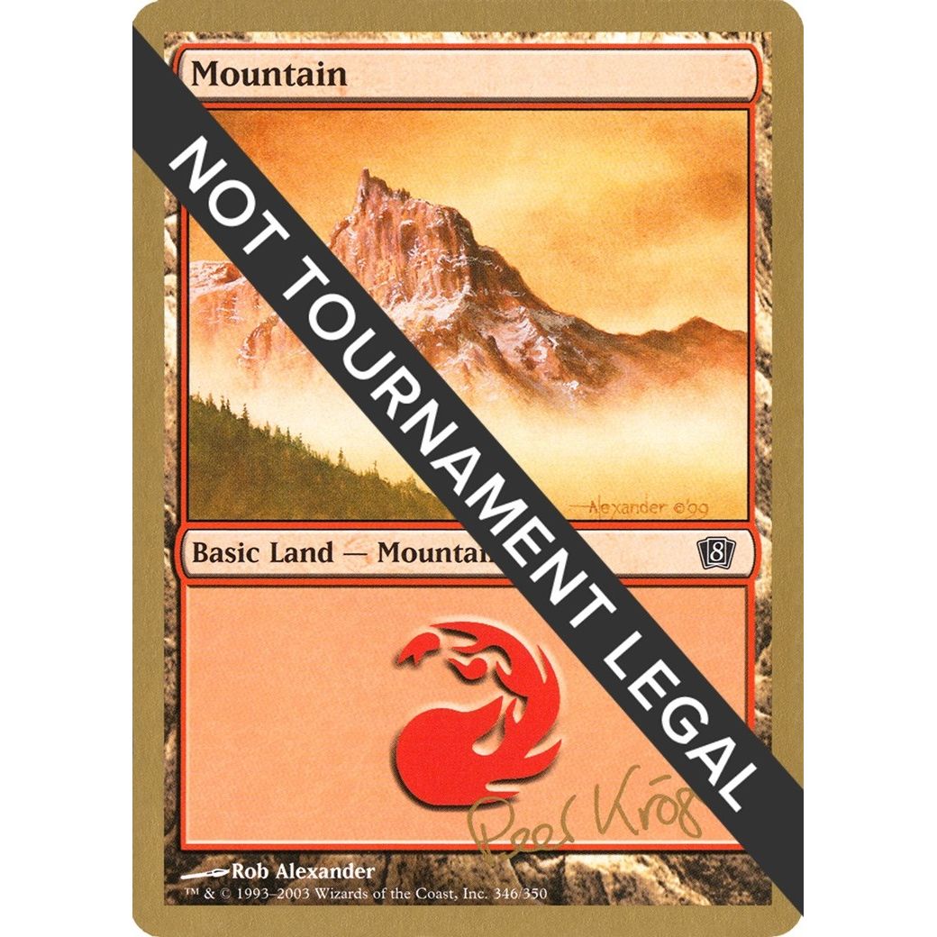 Image for Mountain (346) - 2003 Peer Kroger (8ED) (WCD) - Magic: The Gathering