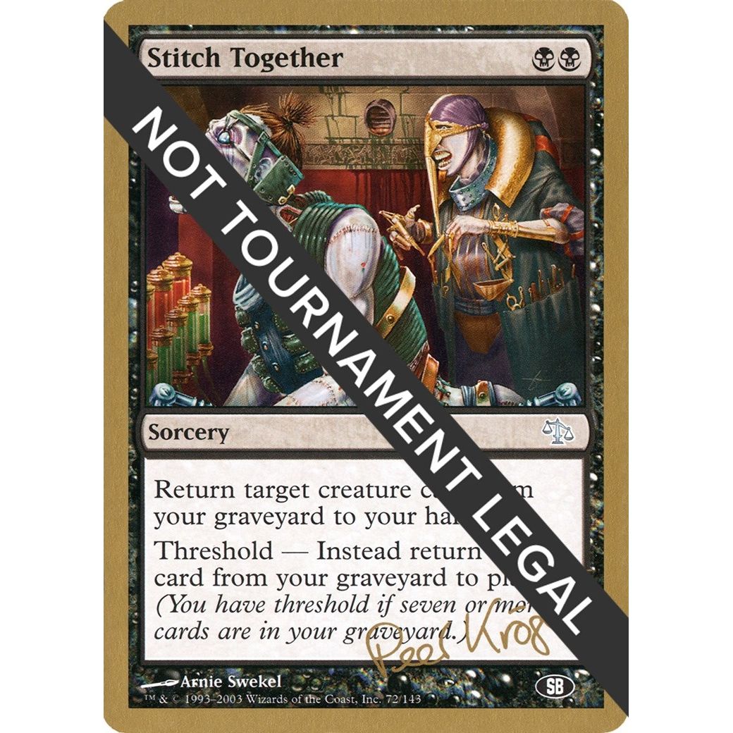 Image for Stitch Together - 2003 Peer Kroger (JUD) (SB) (WCD) - Magic: The Gathering