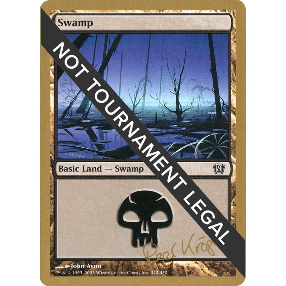 Image for Swamp (340) - 2003 Peer Kroger (8ED) (WCD) - Magic: The Gathering