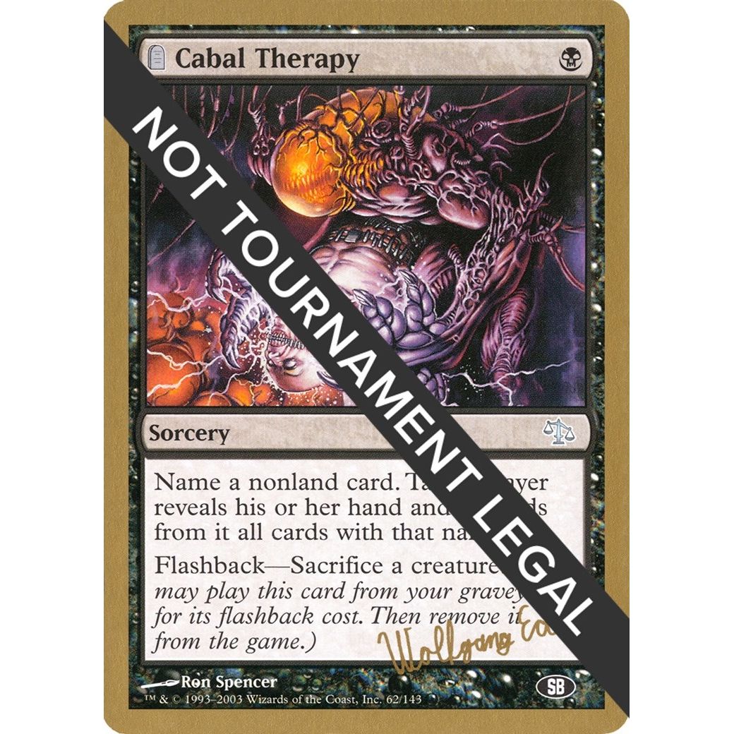 Image for Cabal Therapy - 2003 Wolfgang Eder (JUD) (SB) (WCD) - Magic: The Gathering