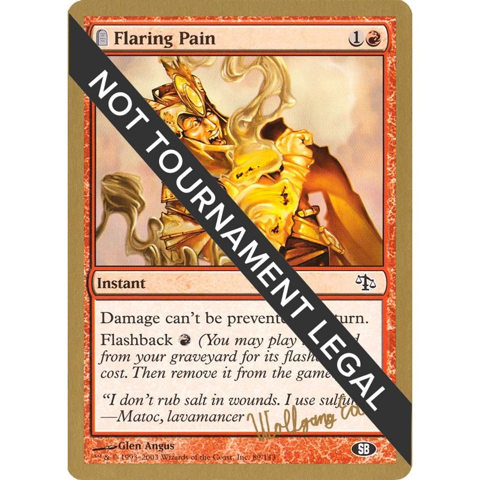 Image for Flaring Pain - 2003 Wolfgang Eder (JUD) (SB) (WCD) - Magic: The Gathering