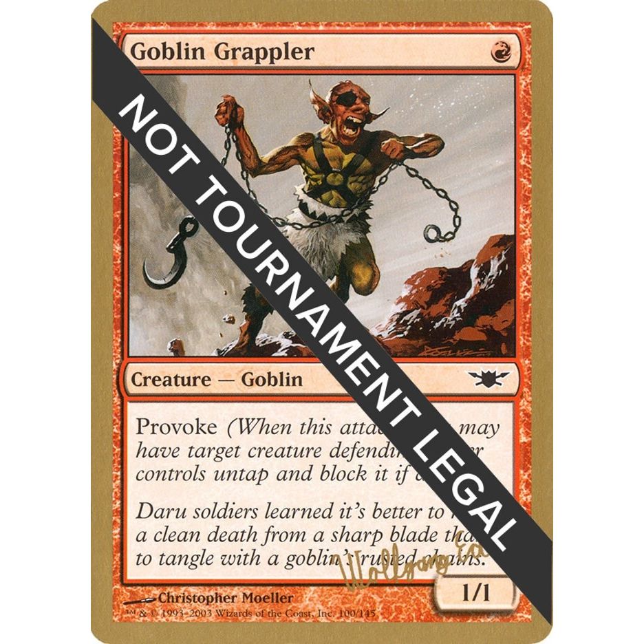 Image for Goblin Grappler - 2003 Wolfgang Eder (LGN) (WCD) - Magic: The Gathering
