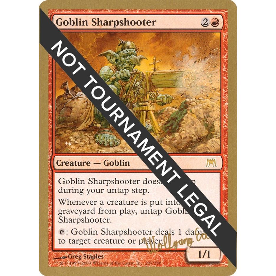 Image for Goblin Sharpshooter - 2003 Wolfgang Eder (ONS) (WCD) - Magic: The Gathering