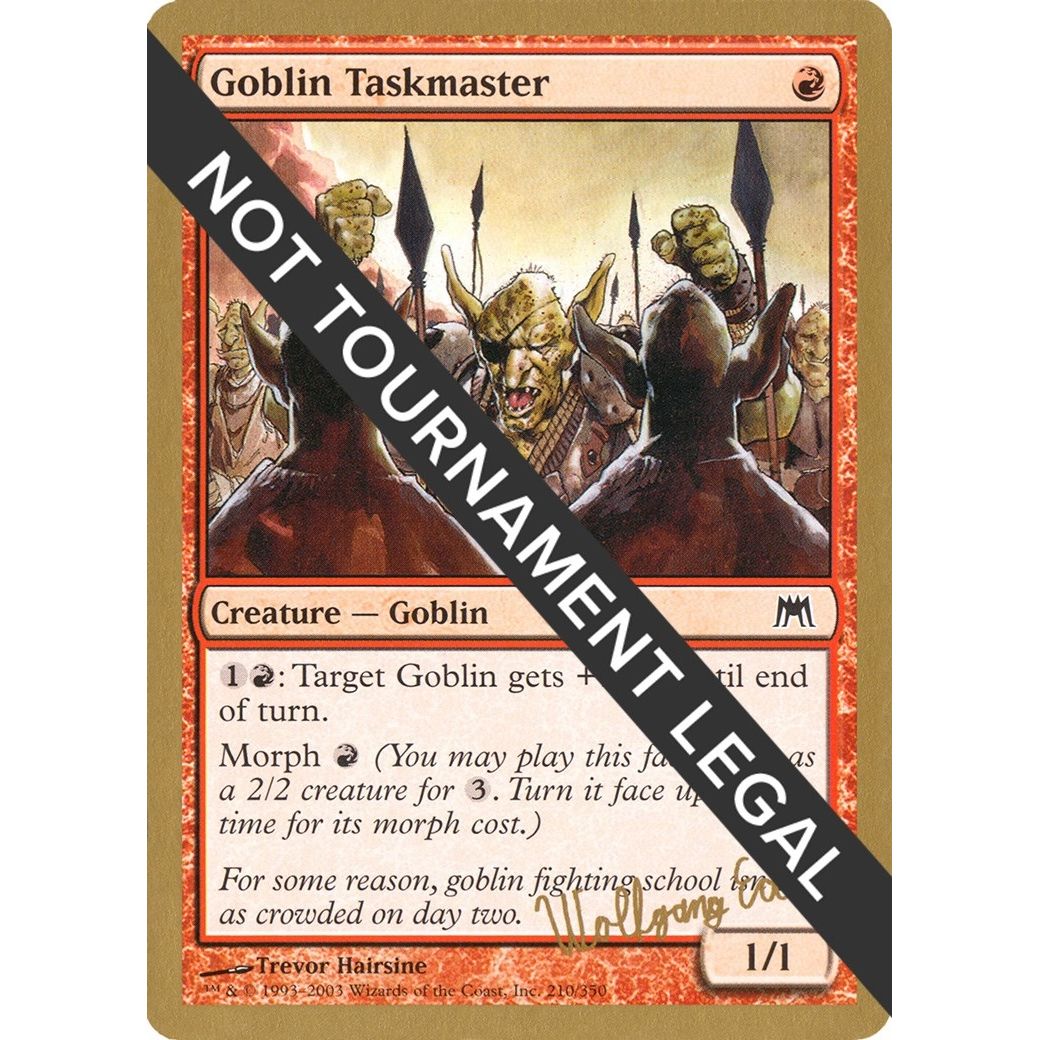 Image for Goblin Taskmaster - 2003 Wolfgang Eder (ONS) (WCD) - Magic: The Gathering