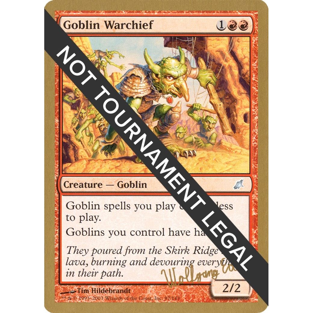 Image for Goblin Warchief - 2003 Wolfgang Eder (SCG) (WCD) - Magic: The Gathering