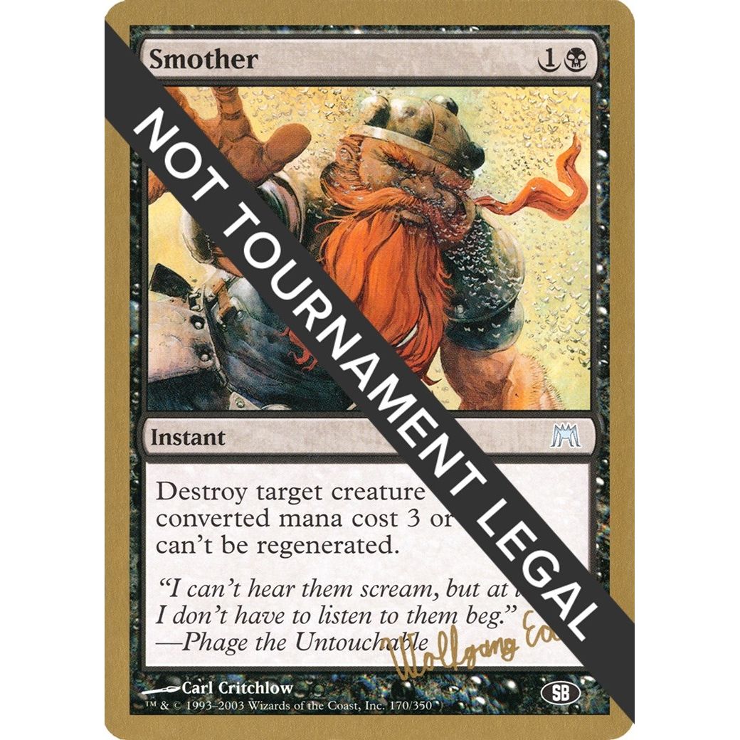 Image for Smother - 2003 Wolfgang Eder (ONS) (SB) (WCD) - Magic: The Gathering