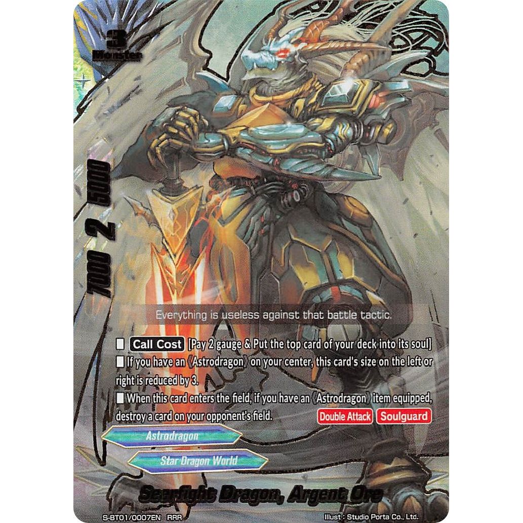 Image for Seerfight Dragon, Argent Ore (S-BT01/0007EN) (S-BT01) - Future Card BuddyFight