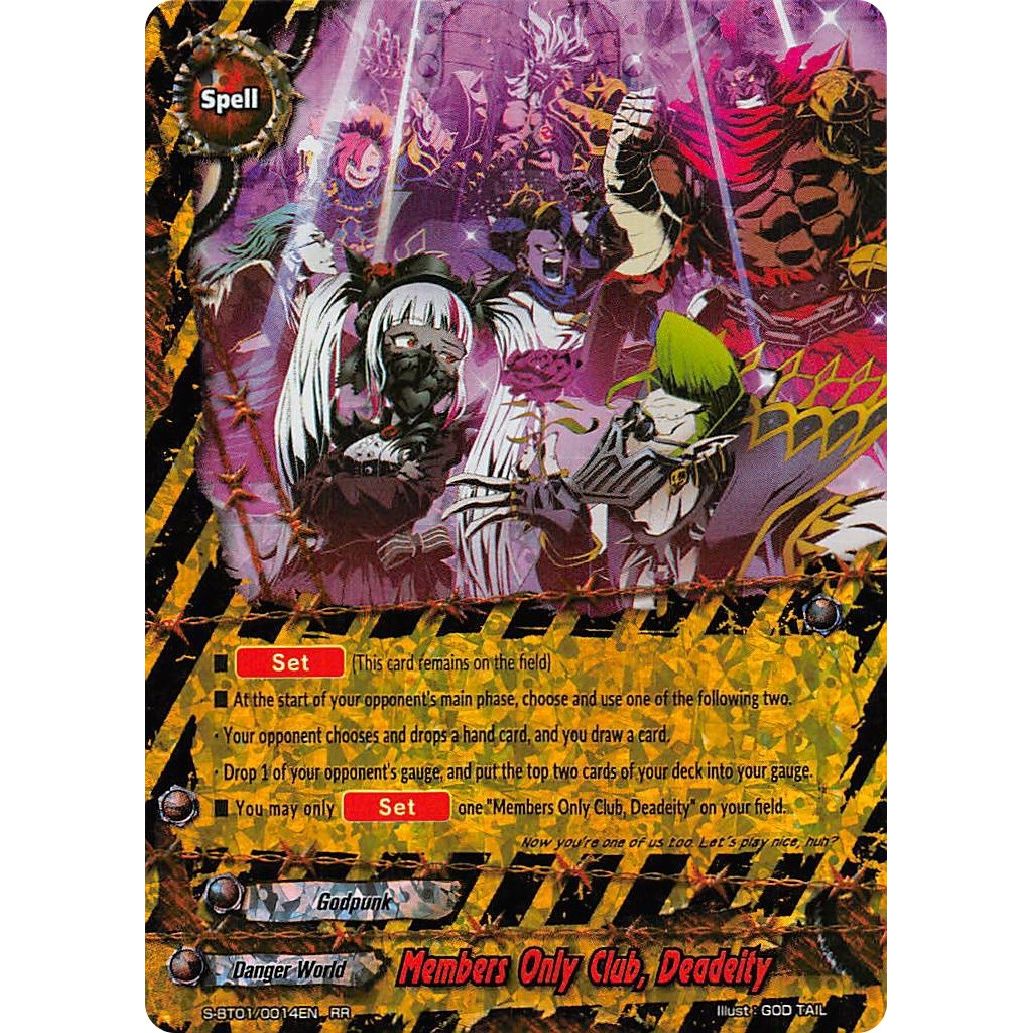 Image for Members Only Club, Deadeity (S-BT01/0014EN) (S-BT01) - Future Card BuddyFight