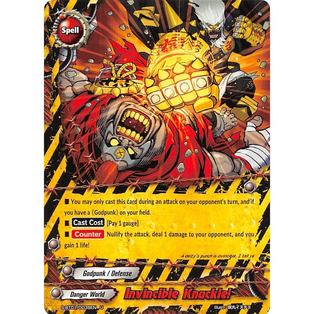 Image for Invincible Knuckle! (S-BT01/0038EN) (S-BT01) - Future Card BuddyFight
