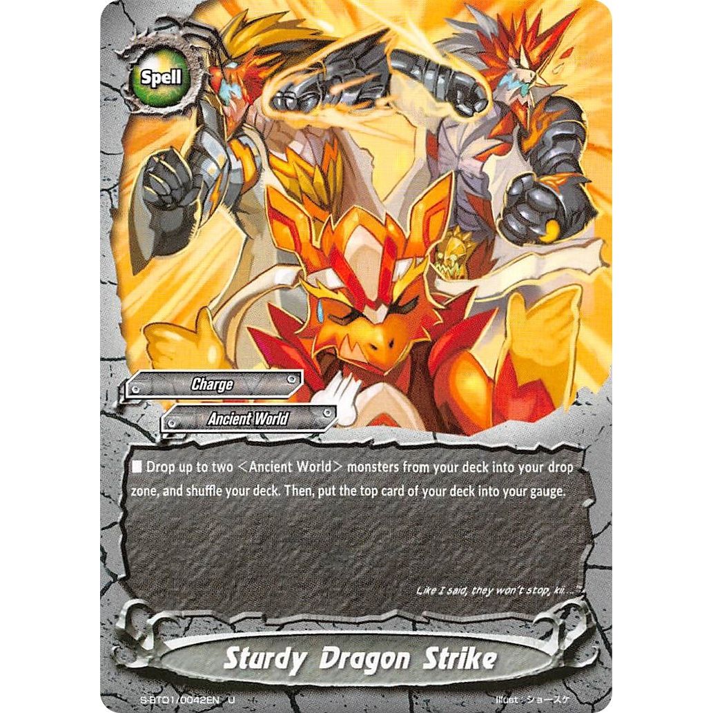 Image for Sturdy Dragon Strike (S-BT01/0042EN) (S-BT01) - Future Card BuddyFight