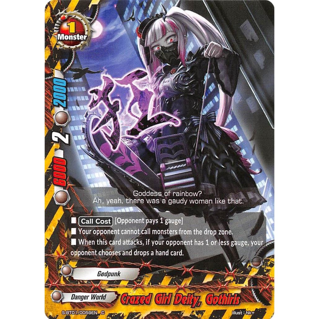 Image for Crazed Girl Deity, Gothiris (S-BT01/0059EN) (S-BT01) - Future Card BuddyFight