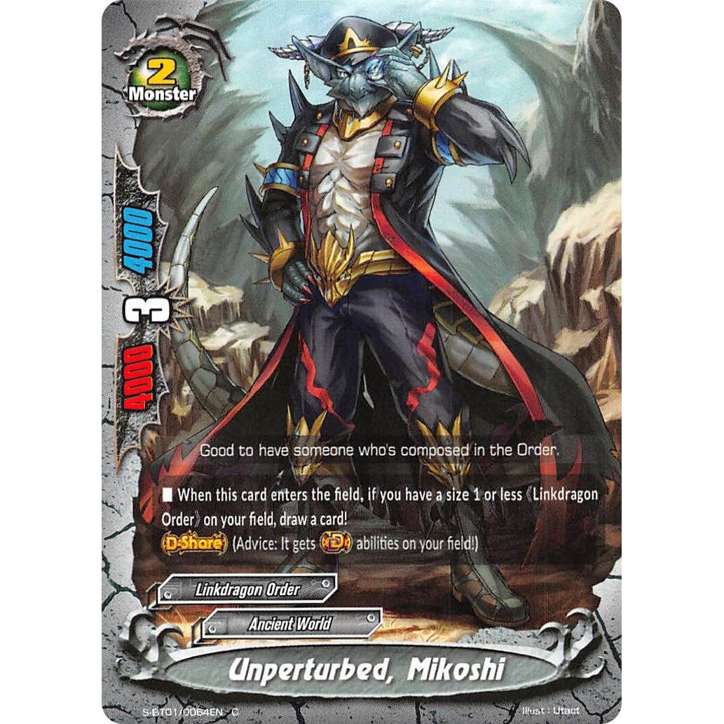 Image for Unperturbed, Mikoshi (S-BT01/0064EN) (S-BT01) - Future Card BuddyFight