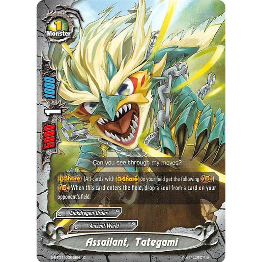 Image for Assailant, Tategami (S-BT01/0065EN) (S-BT01) - Future Card BuddyFight