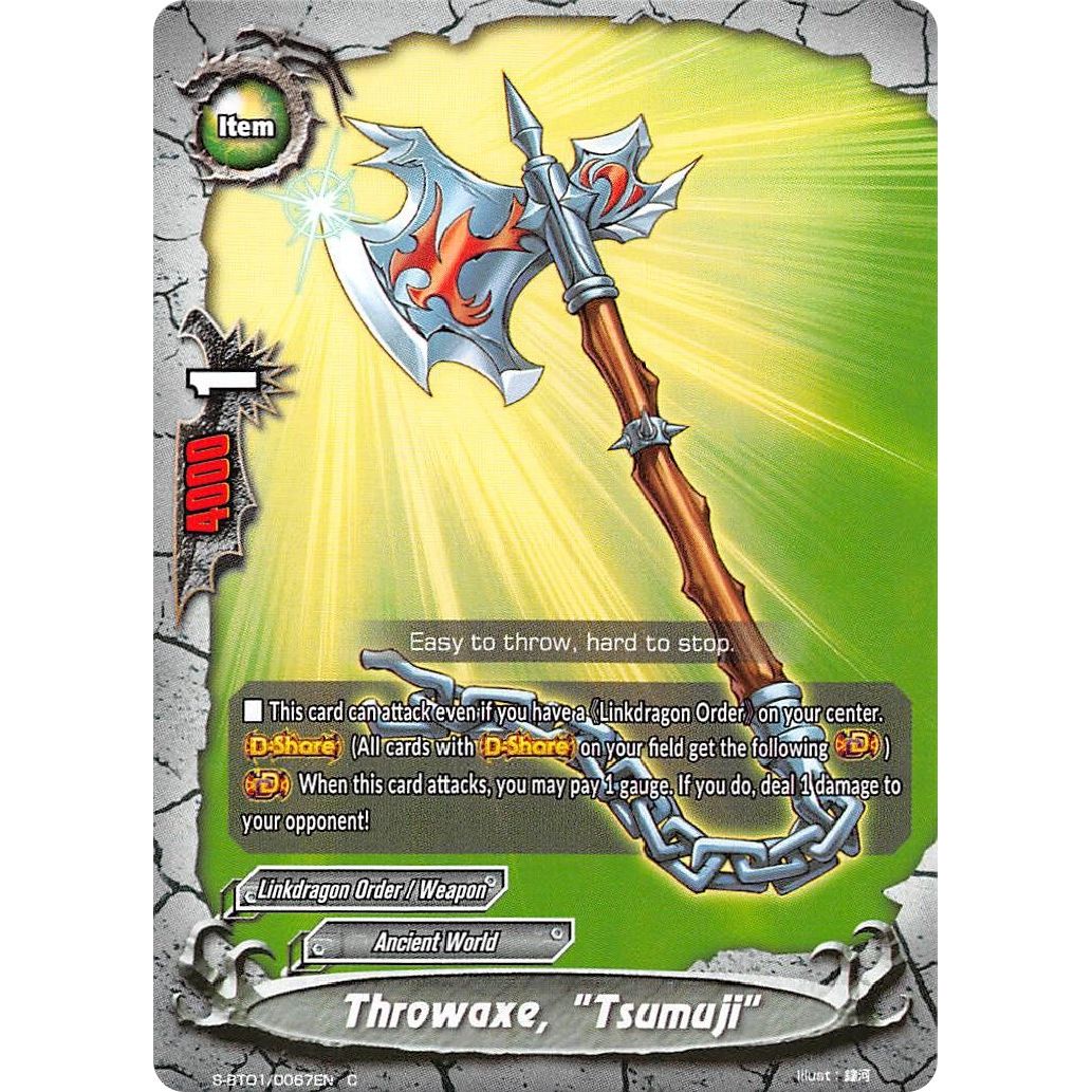 Image for Throwaxe, "Tsumuji" (S-BT01/0067EN) (S-BT01) - Future Card BuddyFight