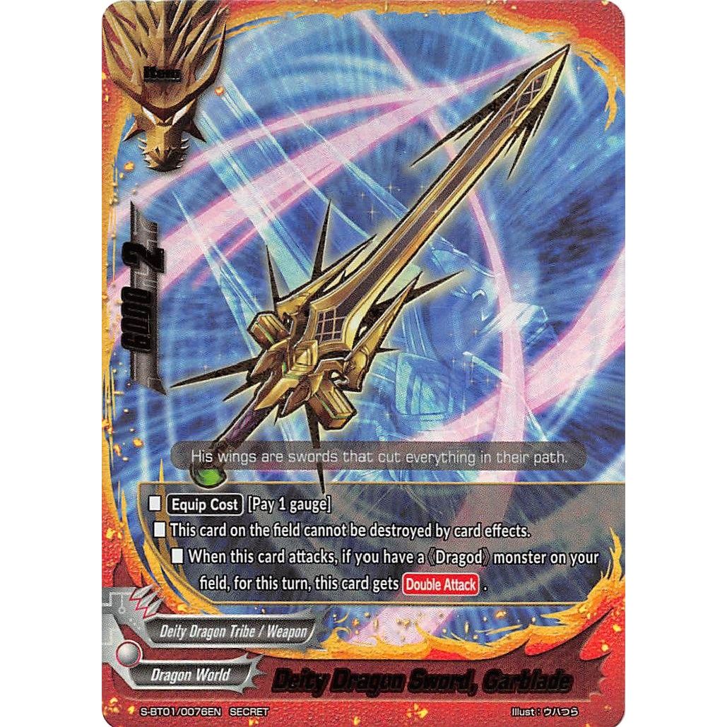 Image for Deity Dragon Sword, Garblade (S-BT01/0076EN) (S-BT01) - Future Card BuddyFight